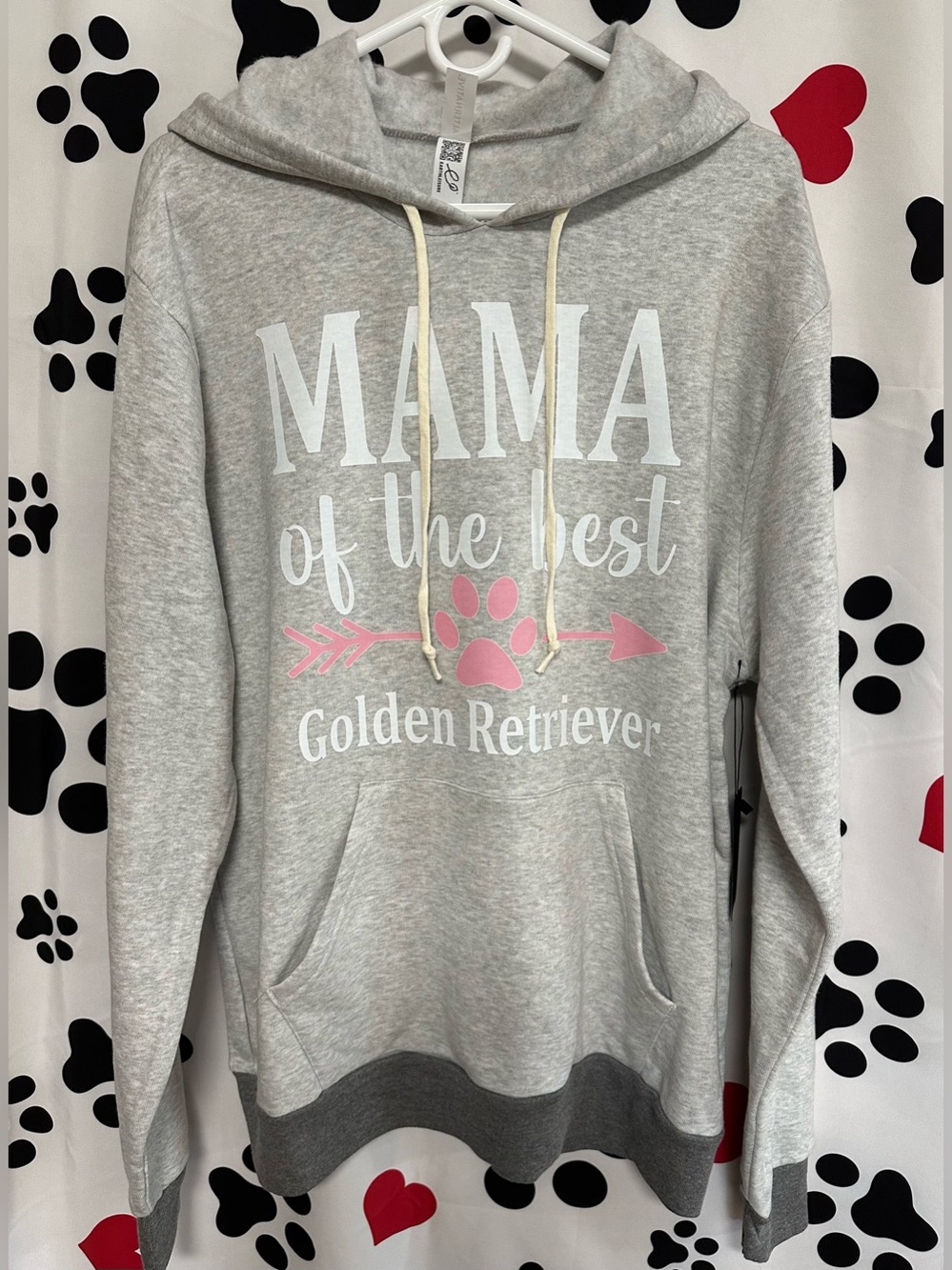 Golden Retriever Mom Graphic Pullover Hoodie - NWT/NIP